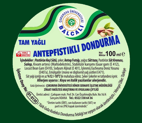 Antepfıstıklı dondurma satışımız başlamıştır.